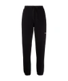 Msgm Logo-print Cotton Joggers In Black