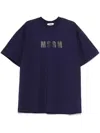Msgm Logo-print Cotton T-shirt Clothing