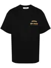 Msgm Logo-print Cotton T-shirt In Black
