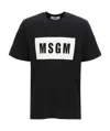 Msgm Cotton T-shirt In Black