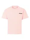 Msgm Logo-print Cotton T-shirt In Pink