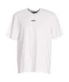 Msgm Logo-print Cotton T-shirt In White