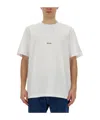 Msgm Logo-print Cotton T-shirt In White