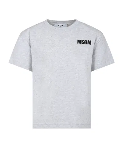 Msgm Logo-print Cotton T-shirt In White