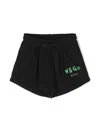 LOGO-PRINT COTTON TRACK SHORTS