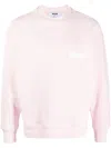 Msgm Sweatshirt Mit Logo-print In Pink
