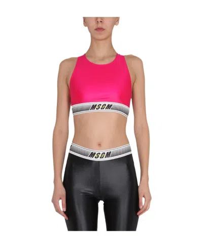 MSGM MSGM LOGO BAND SPORT TOP