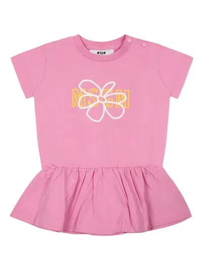 MSGM LOGO-PRINT DRES
