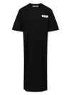 Msgm Logo-print Dress In Black