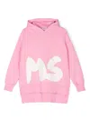 Msgm Logo-print Dress In Pink