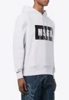 Msgm Man Sweatshirt White Size S Cotton In Gray