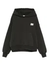 Msgm Logo-print Hoodie In Black