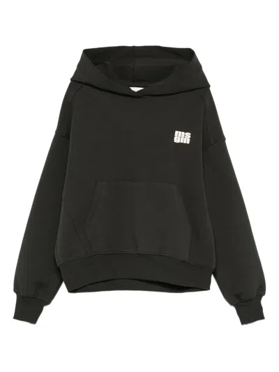 Msgm Kids' Logo-print Hoodie In Black
