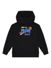 Msgm Logo-print Hoodie In Black