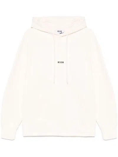 MSGM LOGO-PRINT HOODIE