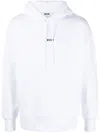 Msgm Logo-print Hoodie In White