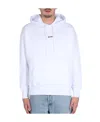Msgm Sweatshirt With Micro Logo In White
