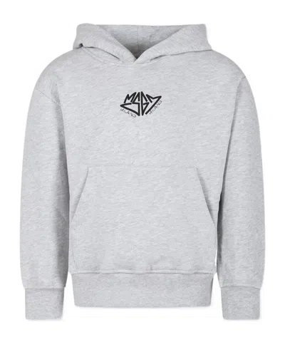 Msgm Logo-print Hoodie In White