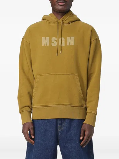 MSGM LOGO印花连帽衫