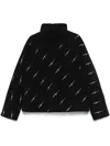 Msgm Logo-print Jacket In Black
