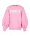 Msgm Logo-print Jersey Minidress In Pink