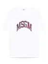 Msgm Logo-print Jersey T-shirt In White