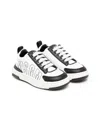 Msgm Logo-print Lace-up Sneakers In White