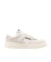 Msgm Woman Sneakers Light Grey Size 10 Soft Leather In White