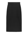 Msgm Maxirock Mit Logo-print In Black