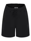 Msgm Logo-print Shorts In Black