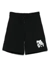 Msgm Logo-print Shorts In Black