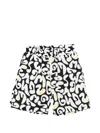 Msgm Logo-print Shorts In Black