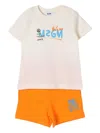 Msgm Logo-print Shorts Set