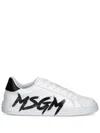Msgm Logo-print Sneakers In White
