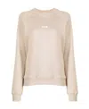 Msgm Logo-print Sweater In Nude