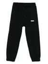 Msgm Logo-print Sweatpants In Black