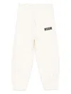 Msgm Logo-print Sweatpants In Neutrals