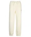 Msgm Logo-print Elasticated-cuff Track Pants In Neutral