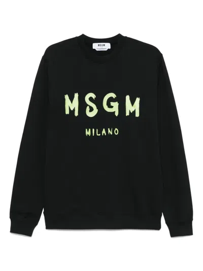 MSGM LOGO-PRINT SWEATSHIRT