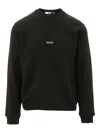 Msgm Logo-print Sweatshirt In Black