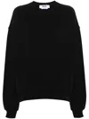 Msgm Logo-print Sweatshirt In Black