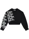Msgm Logo-print Sweatshirt In Black