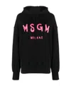 Msgm Logo-print Sweatshirt In Black