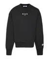 Shop Msgm Logo-print Sweatshirt In Black