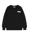 Msgm Logo-print Sweatshirt In Black