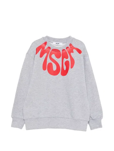 MSGM LOGO-PRINT SWEATSHIRT