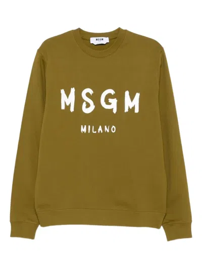MSGM LOGO-PRINT SWEATSHIRT