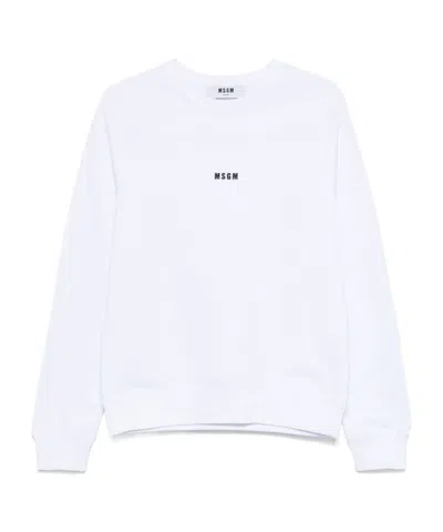 MSGM LOGO-PRINT SWEATSHIRT