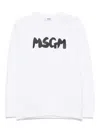 MSGM LOGO-PRINT SWEATSHIRT