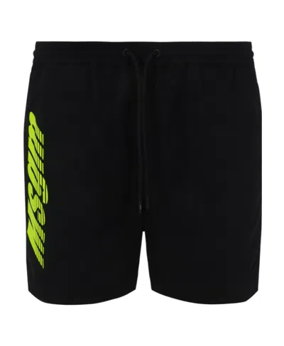 MSGM MSGM LOGO PRINTED SWIM SHORTS